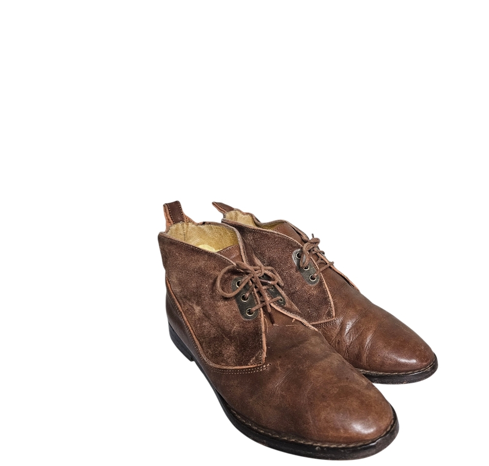 Genuine Leather/Suede Ankle Boots Made In Italy By Laura 7.5M